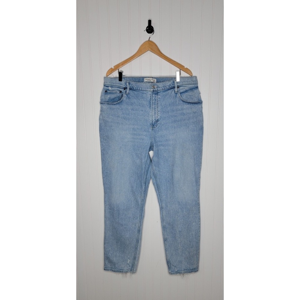 Abercrombie & Fitch The 90's Straight Ultra High Rise Jeans Curve Love Size 34